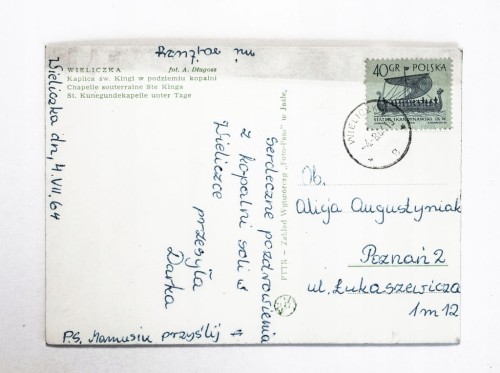 WIELICZKA - KAPLICA ŚW. KINGI 1964