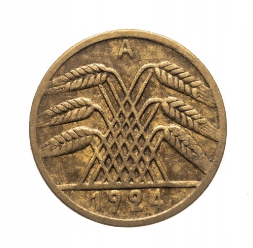 Niemcy, 5 RENTENPFENNIG - 1924 A st.3