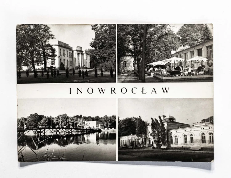 INOWROCŁAW - KAWIARNIA, PARK, UZDROWISKO, ZAKŁAD PRZYRODNICZY l. 70