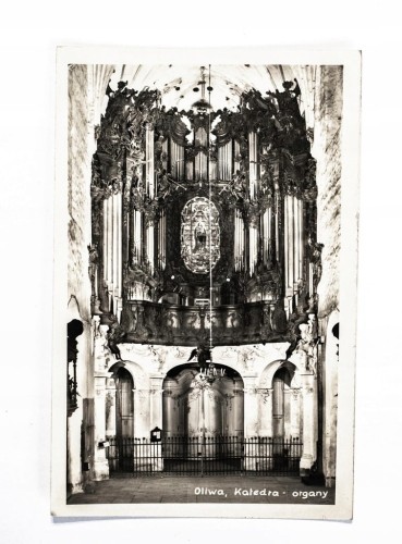 GDAŃSK, OLIWA - KATEDRA, ORGANY 1952