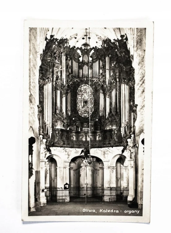 GDAŃSK, OLIWA - KATEDRA, ORGANY 1952