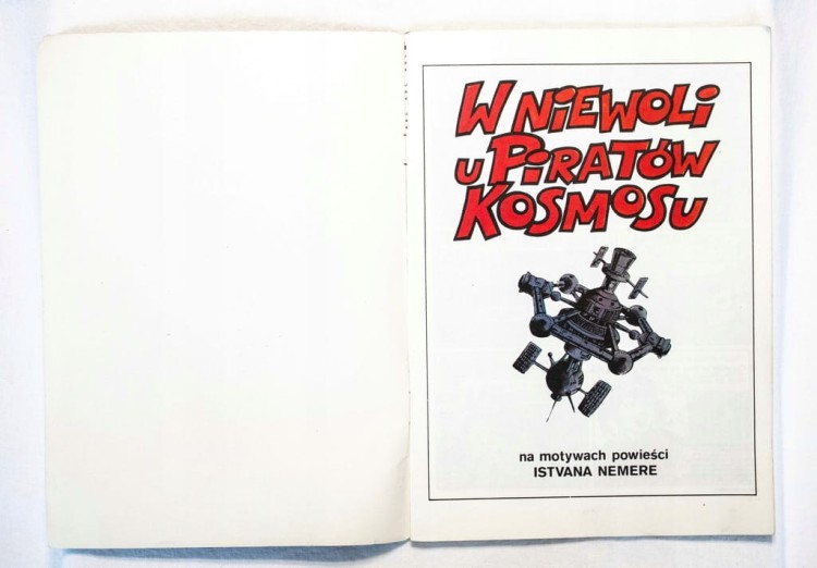KOMIKS W NIEWOLI U PIRATÓW KOSMOSU 1990