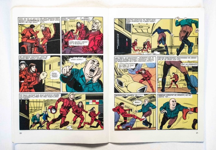 KOMIKS W NIEWOLI U PIRATÓW KOSMOSU 1990