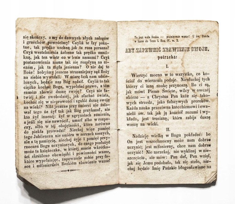 STARA KSIĄŻKA PAMIĄTKA JUBILEUSZU W ROKU 1851, KRAKÓW 1851