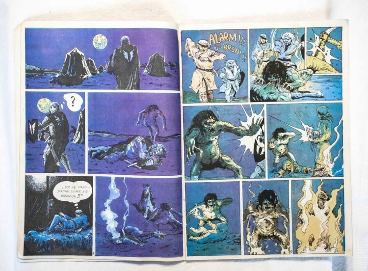 KOMIKS RYCERZE ZIEM JAŁOWYCH 1990