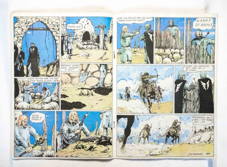 KOMIKS RYCERZE ZIEM JAŁOWYCH 1990