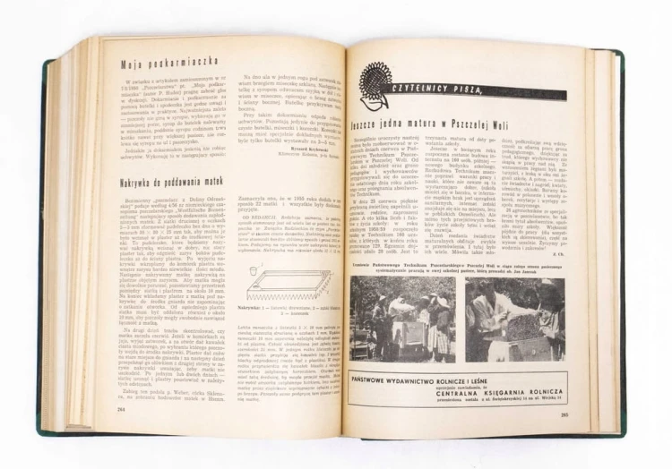 STARE CZASOPISMO - PSZCZELARSTWO, ROCZNIK 1958 / 1959