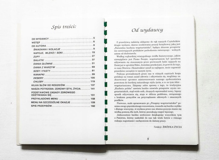 STARA KSIĄŻKA NATURALNA KUCHNIA WEGETARIAŃSKA 1992