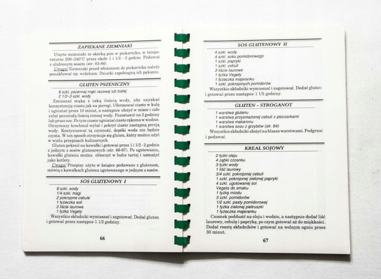 STARA KSIĄŻKA NATURALNA KUCHNIA WEGETARIAŃSKA 1992