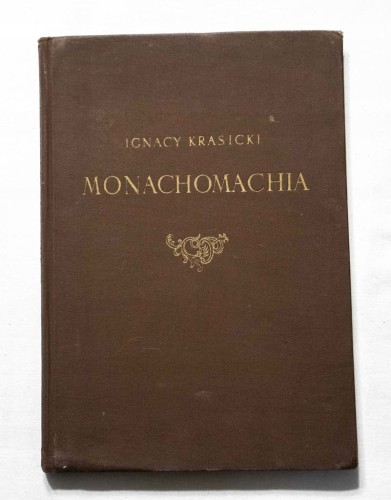 STARA KSIĄŻKA I. GRASICKI MONACHOMACHIA 1954