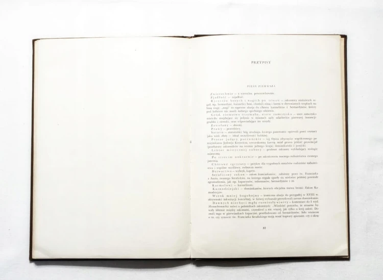 STARA KSIĄŻKA I. GRASICKI MONACHOMACHIA 1954