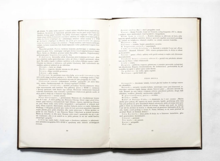 STARA KSIĄŻKA I. GRASICKI MONACHOMACHIA 1954