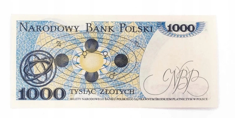 Polska, PRL (1944 - 1989), 1000 ZŁOTYCH 1.06.1982, seria FK