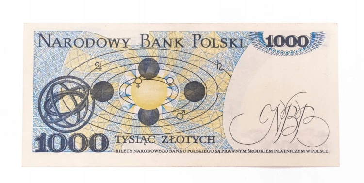 Polska, PRL (1944 - 1989), 1000 ZŁOTYCH 1.06.1982, seria EN