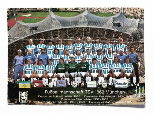 STARA POCZTÓWKA TSV 1860 MUNCHEN 1995