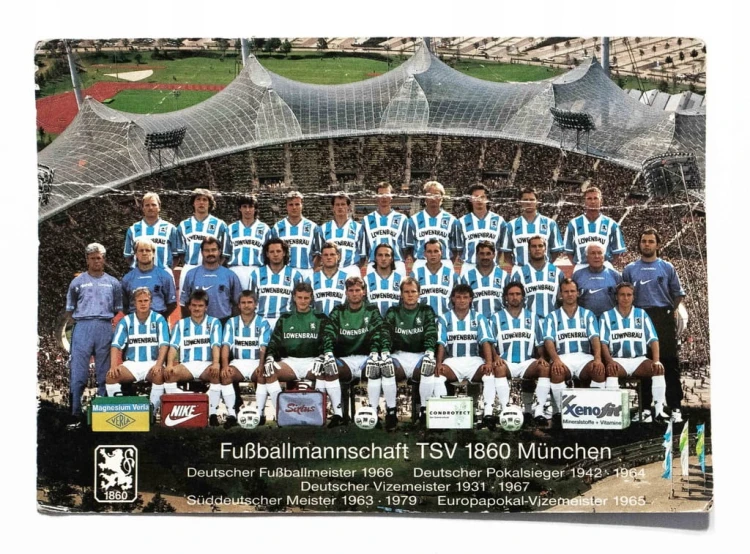 STARA POCZTÓWKA TSV 1860 MUNCHEN 1995