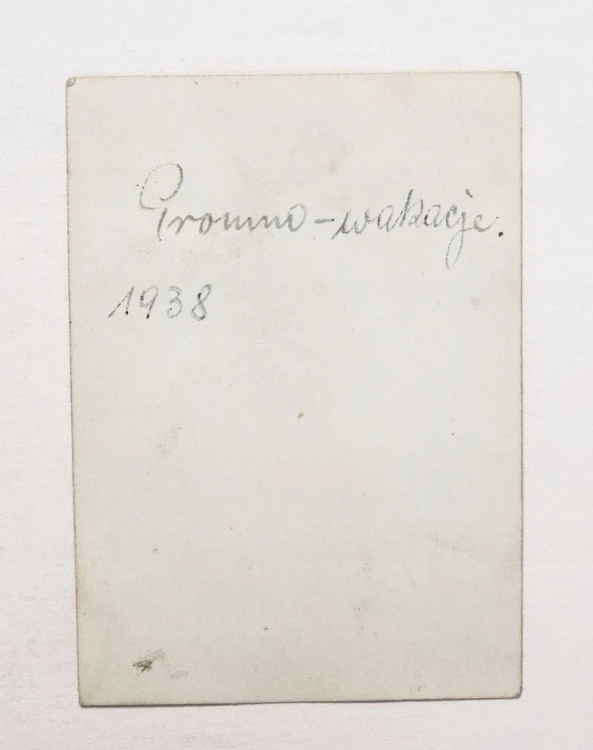 STARA FOTOGRAFIA - WAKACJE, PROMNO 1938