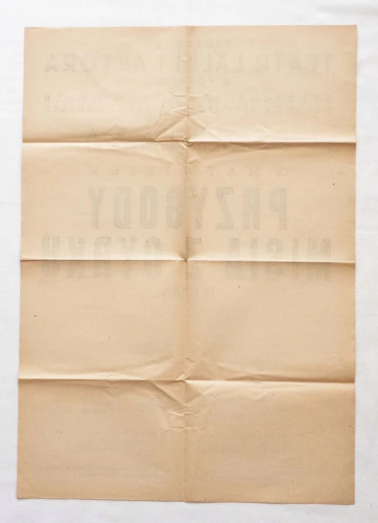 STARY PLAKAT TEATR POZNAŃ - PRZYGODY MISIA Z CYRKU 1954