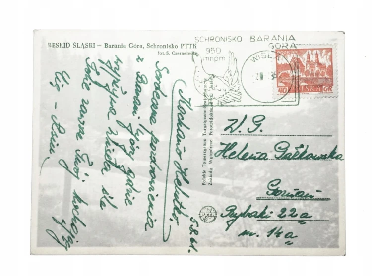 BESKID ŚLĄSKI - BARANIA GÓRA, SCHRONISKO PTTK 1961