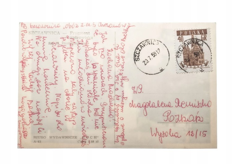 SZCZAWNICA - UZDROWISKO 1958