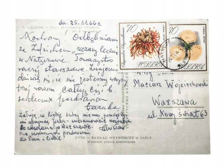 NAŁĘCZÓW - CHATA ŻEROMSKIEGO, MUZEUM 1966