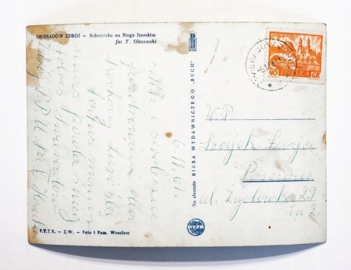 SIERADÓW ZDRÓJ - SCHRONISKO NA STOGU IZERSKIM 1961