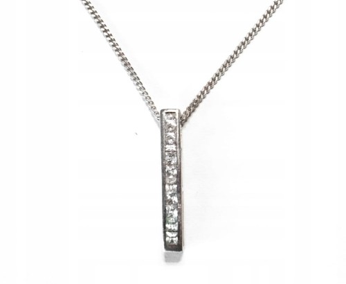 STARY SREBRNY WISIOREK 925 Z KAMIENIEM