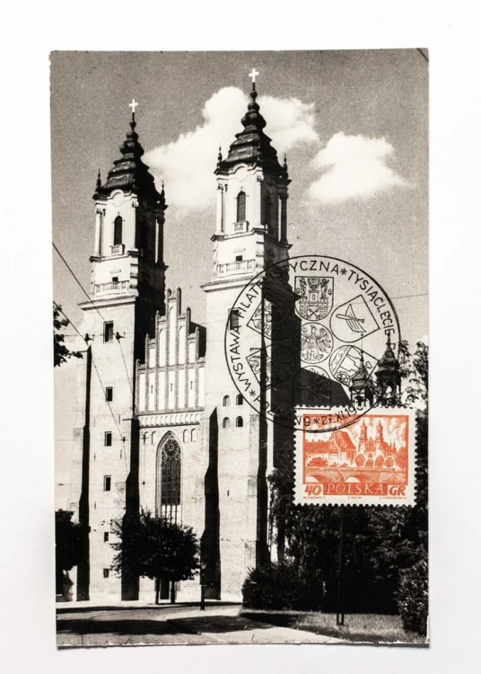 POZNAŃ - ODBUDOWANA KATEDRA, WYSTAWA FILATELISTYCZNA l. 60