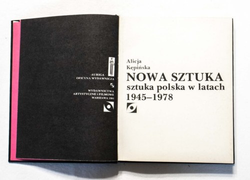 STARA KSIĄŻKA NOWA SZTUKA POLSKA W LATACH 1945-1979 (1981)
