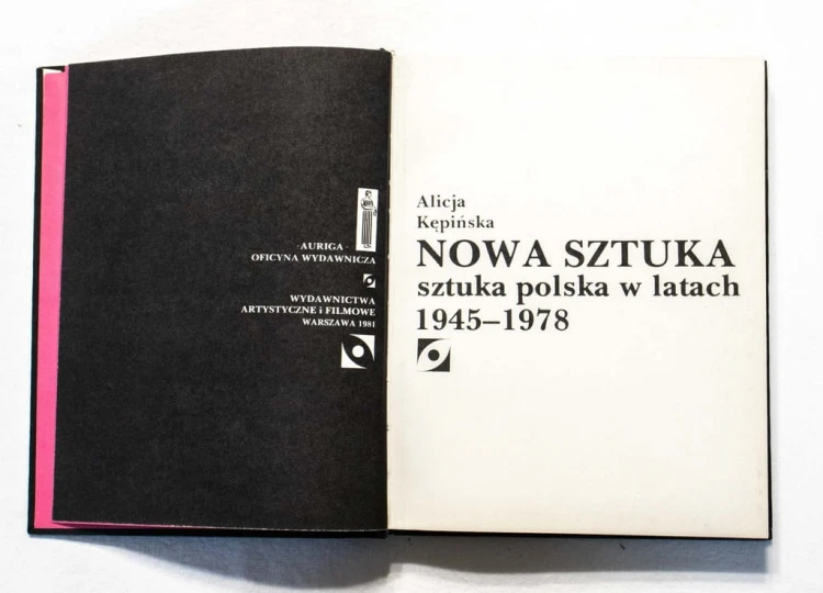 STARA KSIĄŻKA NOWA SZTUKA POLSKA W LATACH 1945-1979 (1981)