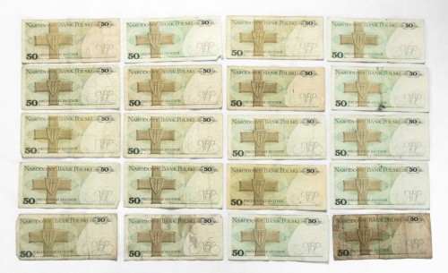 ZESTAW BANKNOTÓW PRL 50 ZŁ - nr 6