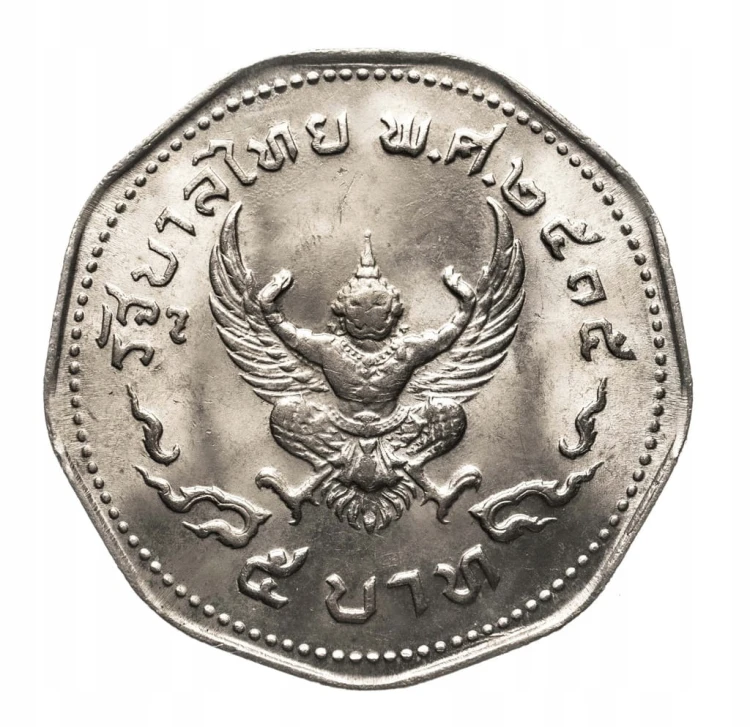 Tajlandia 5 bahtów, (1972) st.1-