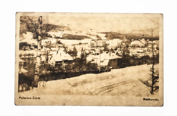 POLANICA ZDRÓJ - PANORAMA, WIDOK OGÓLNY 1954