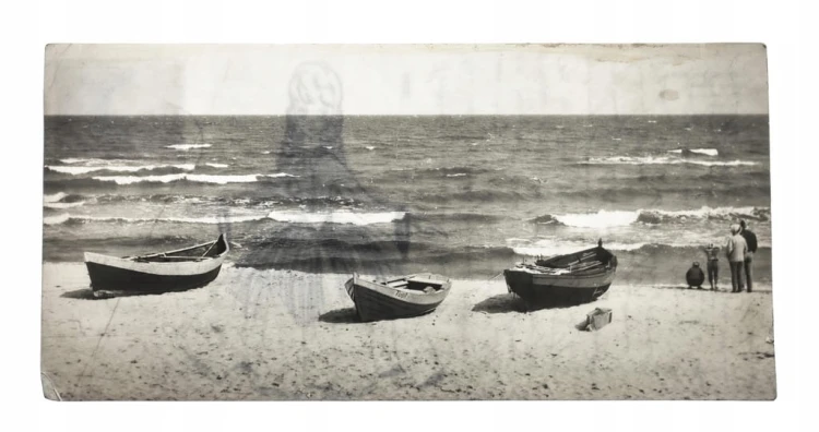 JASTRZĘBIA GÓRA - PLAŻA, MORZE, ŁODZIE 1964