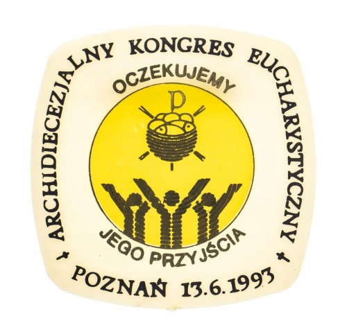 ODZNAKA PRZYPINKA ARCHIDIECEZJALNY KONGRES EUCHARYSTYCZNY POZNAŃ 1993