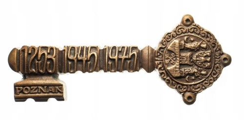 MEDAL KLUCZ MIASTA POZNAŃ - 1253 r. / 1945 r. / 1975 r.