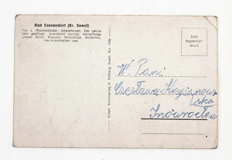 NIEMCY, BAD SASSENDORF - KURPARK, FONTANNA l. 30/40