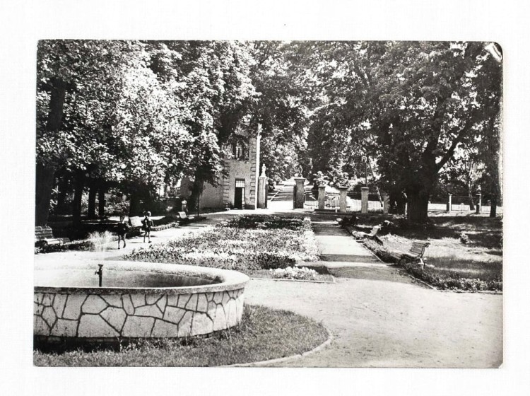 NAŁĘCZÓW - FRAGMENT PARKU 1967