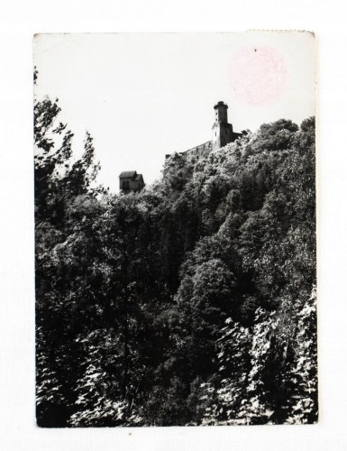 ZAGÓRZE ŚLĄSKIE - WIDOK NA ZAMEK 1961