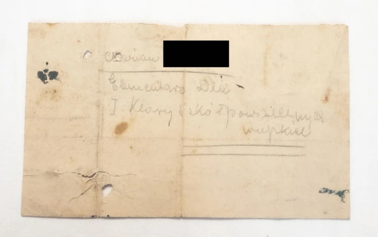 STARE PISMO, PRZEWÓZ TOWARU, ROSTARZEWO 1948