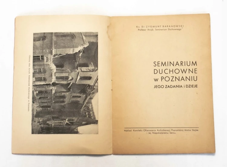 STARA KSIĄŻKA SEMINARIUM DUCHOWNE, POZNAŃ 1946