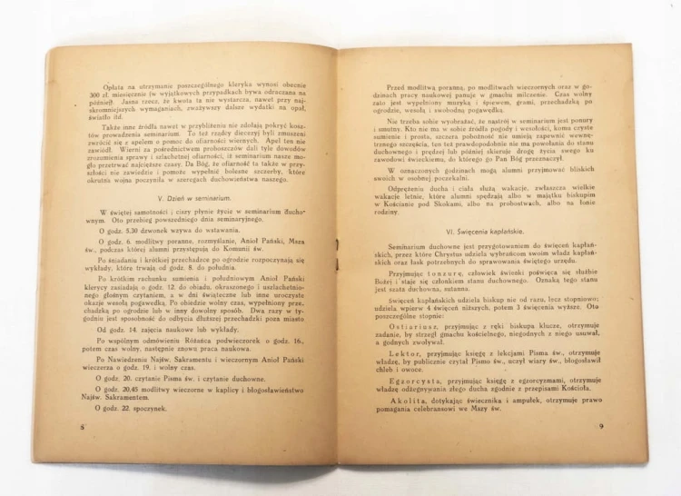 STARA KSIĄŻKA SEMINARIUM DUCHOWNE, POZNAŃ 1946