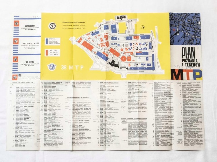 STARA MAPA POZNAŃ 1969