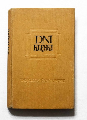 STARA KSIĄŻKA DNI KLĘSKI 1954
