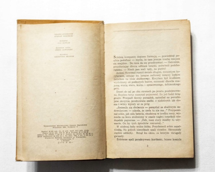 STARA KSIĄŻKA DNI KLĘSKI 1954