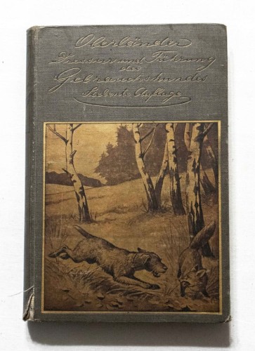 STARA KSIĄŻKA NIEMIECKA O PSACH, DĘBNO (NEUDAMM) 1912