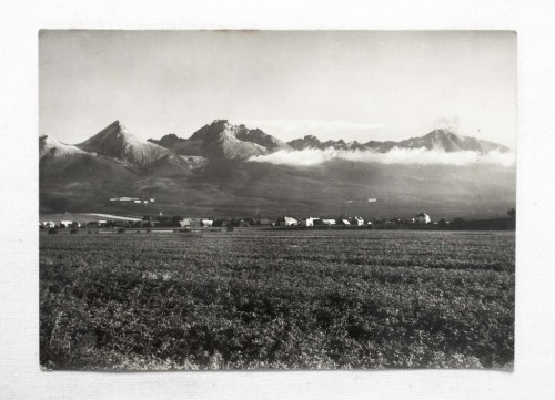 STARA POCZTÓWKA CZECHOSŁOWACJA - TATRY WYSOKIE, PANORAMA 1959