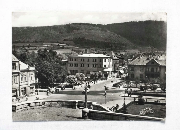 STARA POCZTÓWKA CZECHOSŁOWACJA - ŻYLINA, PANORAMA 1952