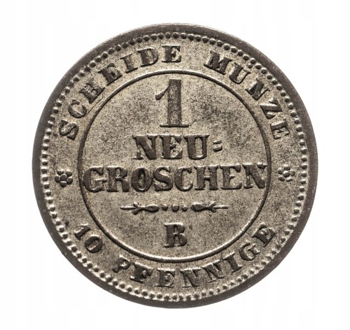 Niemcy, Saksonia, 1 grosz 1865 rok.
