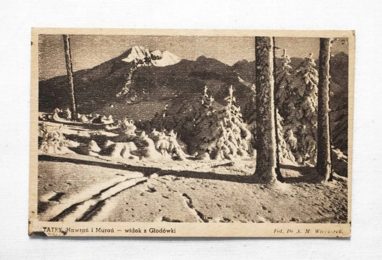 TATRY - HAWRAŃ I MURAŃ, WIDOK Z GŁODÓWKI l. 50